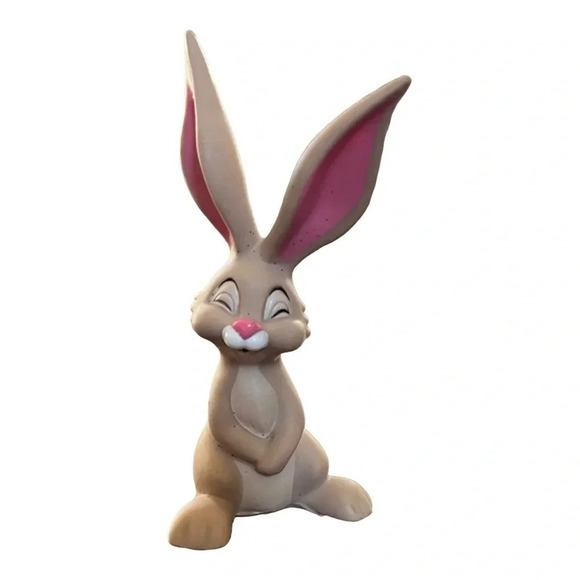 Disney Rare Sleeping Beauty Rabbit Toy Figure Cake Topper Collectible 3.25" - Picture 1 of 4